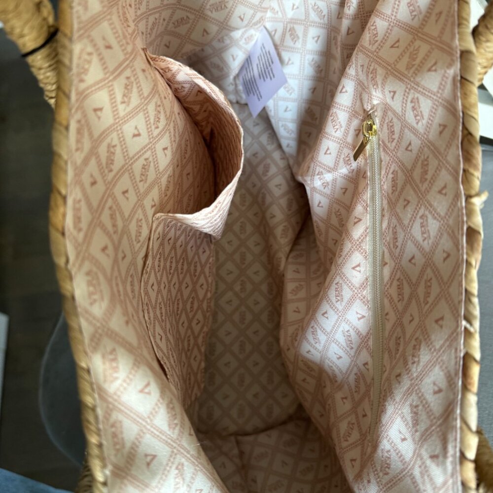 Women's Straw Handbag - Alice Straw Bag from Vera - Picture 4 of 8